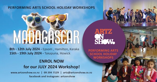 Artz on Show school holiday programmes